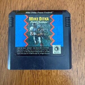 MIKE DITKA POWER FOOTBALL SEGA GENESIS / MEGA DRIVE GAME CART ONLY